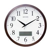 ราคา นาฬิกาแขวน LED RHYTHM CFG903NR06 13 นิ้ว สีน้ำตาล (1221814)