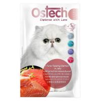 ราคา อาหารเปียกแมว OSTECH ULTRA EXPLORED WITH LOVE ปลาทูน่าหน้าปลาแซลมอนในเยลลี่ 70 ก. (1222826)