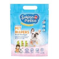ราคา ผ้าอ้อมสุนัข SUKINA PETTO SIZE M แพ็ก 12 ชิ้น (1227264)