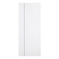 ราคา ประตูภายในเมลามีน BUMRUNGTHAI ร่องดำ 80X200 ซม. สีขาว (1229181)