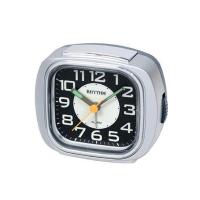 ราคา นาฬิกาตั้งโต๊ะพลาสติก RHYTHM CRE847WR19 3X3.5 นิ้ว สีเงิน (1235666)