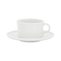 ราคา ถ้วยกาแฟและจานรองเมลามีน 300 มล. VANDA CLASSIC สีครีมขาว (1288614)