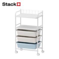 ราคา ชั้นวางของ 2 ชั้น 3 ลิ้นชัก STACKO LITTLE-P 45.2x31x78.4 ซม. สีขาว/ฟ้า (1295617)