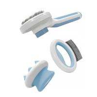 ราคา ชุดหวีแปรงสำหรับสัตว์เลี้ยง PANDO PET GROOMING COMB SET สีฟ้า (1237600)
