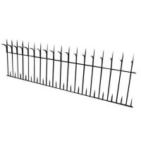 ราคา รั้วเหล็กสำเร็จรูป SPIKE 1002 0.6X2 ม. สีดำ (1024125)