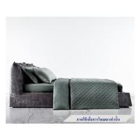 ราคา ผ้าปูที่นอน 5 ฟุต OMAZZ SMOOTH สี DARK GREY (1247207)