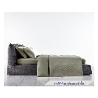 ราคา ผ้าปูที่นอน 6 ฟุต OMAZZ SMOOTH สี LIGHT GREY (1247222)