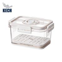 ราคา กล่องจัดเก็บในตู้เย็นมีแผ่นรองน้ำ KECH SYPA SIZE SS (1289833)