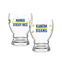 ราคา แก้วน้ำ 300 มล. OCEAN GLASS SOFT POWER FOOD ข้าวเหนียวมะม่วง & ขนมเบื้อง (แพ็ก 2 ใบ) (1300558)
