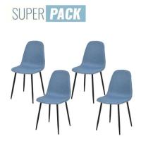 ราคา เก้าอี้ทานข้าว SB FURNITURE LALADA 59062947 สีฟ้า (ชุด 4 ตัว) (1303274)