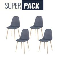 ราคา เก้าอี้ทานข้าว SB FURNITURE LASTA 59056690 สีน้ำเงินเข้ม (ชุด 4 ตัว) (1303351)