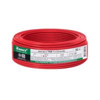 ราคา สายไฟ THW IEC01 RANZZ 1x2.5 ตร.มม. 30 ม. สีแดง (1287164)