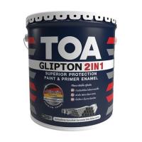 ราคา สีน้ำมันเคลือบกันสนิม ชนิดด้าน TOA GLIPTION 2 IN 1 GF888 สีดำ 5 แกลลอน (1267628)