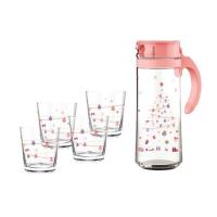 ราคา ชุดแก้วน้ำ 300 มล. และเหยือก 1.265 ลิตร OCEAN GLASS RIBBON (1303174)