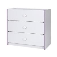 ราคา ตู้ลิ้นชักเด็ก 3 ลิ้นชัก OYAKOO CARTER สีขาว/ขมพู (1256690)