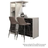 ราคา เคาน์เตอร์บาร์ตู้โชว์ฝั่งซ้าย SB FURNITURE MABEL 19208283 170 ซม. ลายหินอ่อนดำ (1248071)