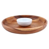 ราคา ชุดเสิร์ฟ CHIP & DIP BOWL ACAZIA (1082277)