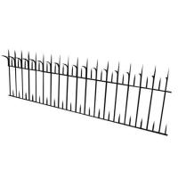 ราคา รั้วเหล็กสำเร็จรูป SPIKE 1003 0.6X2 ม. สีดำ (1206959)