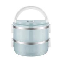 ราคา ปิ่นโตสเตนเลส 2 ชั้น HANSEN สีฟ้า (1224695)