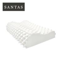 ราคา หมอนสุขภาพ ยางพารา SANTAS MASSAGE CONTOUR 15x23 นิ้ว สีขาว (1143296)
