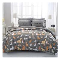 ราคา ชุดผ้าปูที่นอน 3.5 ฟุต 3 ชิ้น TULIP หมาจ๋า 60014-DLC091 GREY (1214214)