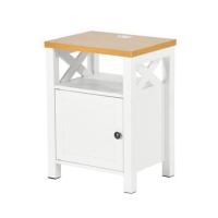 ราคา ตู้ข้างเตียง FURDINI FARM 45 ซม. สีขาว/ไม้ (1298660)