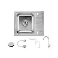 ราคา ซิงค์ฝัง 1 หลุม 1 ที่พัก HAFELE ECONO 495.39.420 สีเงิน (1189962)