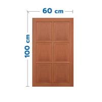 ราคา หน้าต่างไม้เนื้อแข็ง VK VK362 6 ฟัก 60x100 ซม. สีธรรมชาติ (1306834)