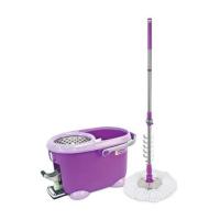 ราคา ชุดอุปกรณ์ถังปั่นพร้อมไม้ม็อบ BE WISH DOUBLE WASH BOBO MAX SERIES 2 สีม่วง (1205088)