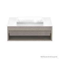 ราคา Cotto ตู้เก็บของใต้อ่างล้างหน้าแบบแขวนผนังสำหรับอ่าง รุ่น V00111