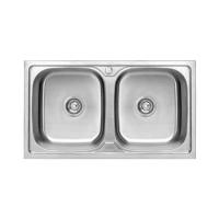 ราคา Hafele อ่างล้างจานฝัง 2 หลุม รุ่น CUPID 495.39.620