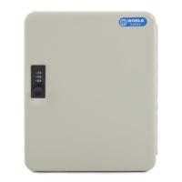 ราคา กล่องเก็บกุญแจนิรภัย WORLDSAFES KC-48 สีครีม (1145313)