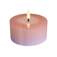 ราคา เทียนตกแต่ง LED CLAIRE WAVY 5 ซม. สีชมพู/ม่วง (1307714)