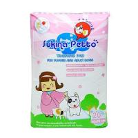 ราคา แผ่นรองฉี่สุนัขและแมว SUKINA PETTO 60X90 ซม. 20 แผ่น (1211059)