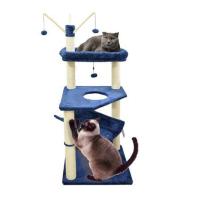 ราคา คอนโดแมว KANIMAL NAVY CAT TREE ไซซ์ XL สีน้ำเงิน/ครีม (1211254)