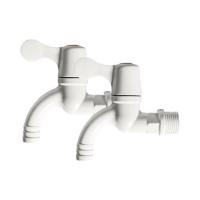 ราคา ก๊อกสนาม PVC ERA สีขาว 1/2 นิ้ว (2 ชิ้น) (1296665)