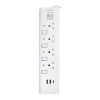 ราคา รางปลั๊กไฟ 4 ช่อง 4 สวิตช์ 2 USB 1 TYPE C LUMIRA LS-804-2U 3 ม. (1251617)