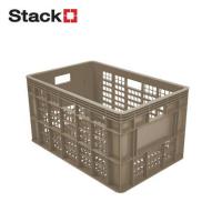 ราคา ลังพลาสติกโปร่ง STACKO AG112 HAKO 38.5x58x31 ซม. สีเบจ (1295423)