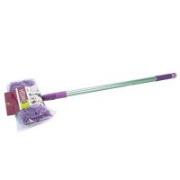 ราคา ไม้ม็อบดันฝุ่นไมโครไฟเบอร์ BE WISH DOUBLE CLEAN 15 นิ้ว สีม่วง (275822)