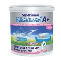 ราคา สีน้ำทาภายใน TOA SUPERSHIELD DURACLEAN A+ #0100 ด้าน 2.5 แกลลอน (1029256)
