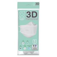 ราคา หน้ากากอนามัย 3 มิติ G-LUCKY MASK สีขาว (แพ็ก 5 ชิ้น) (1302774)