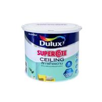 ราคา สีน้ำทาฝ้า ชนิดด้าน DULUX SUPERCOAT สีขาวควัน 3 ลิตร (1313402)
