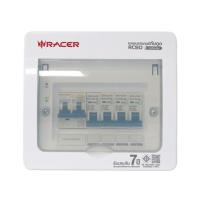 ราคา ชุดตู้คอนซูมเมอร์ยูนิต 4 ช่อง 50 แอมป์ พร้อมกันดูด RCBO RACER DEFENDER (1312317)