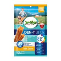 ราคา ขนมสุนัข JERHIGH DEN-T STICK MILK FLAVOR 60 กรัม (1212963)