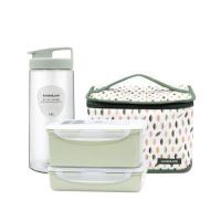 ราคา ชุดกล่องอาหารพร้อมกระเป๋า LOCKNLOCK GO GREEN (1276232)