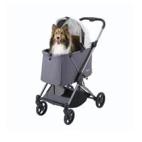 ราคา รถเข็นสัตว์เลี้ยง IBIYAYA MAXI DEEP CARRIAGE TWIN สีเทา (1319976)