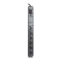 ราคา รางปลั๊กไฟตู้ RACK 6 ช่อง 1 สวิตซ์ GLINK GPDU-07K 2 ม. (1253366)