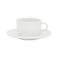 ราคา ถ้วยกาแฟและจานรองเมลามีน 300 มล. VANDA CLASSIC สีครีมขาว (1288614)