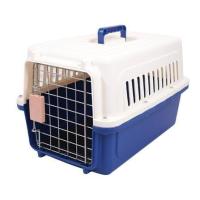 ราคา กรงสัตว์เลี้ยงพกพา PETUS 58 ซม. สีขาวน้ำเงิน (1287264)