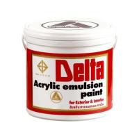 ราคา สีน้ำทาภายนอก DELTA #199 สีขาว ด้าน 1 แกลลอน (145447)
